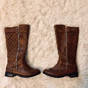 Brown boots
